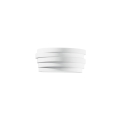 Lackierbare Gips-Wandleuchte mit satiniertem Glasdiffusor Flow Angebot
