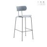 2er-Set Hocker aus Metall und Polypropylen im modernen Design Jovai Aktion