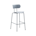 2er-Set Hocker aus Metall und Polypropylen im modernen Design Jovai Lagerbestand