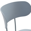 2er-Set Hocker aus Metall und Polypropylen im modernen Design Jovai Auswahl
