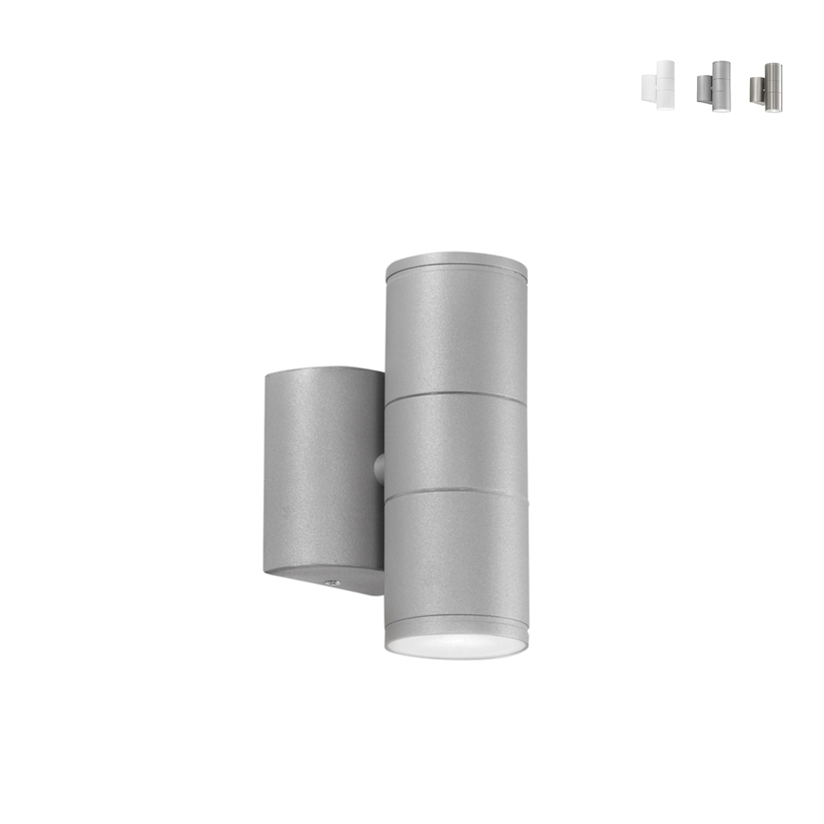 Außen-Wandleuchte aus Aluminium mit Biemissionslicht Jump Rabatte Außen-Wandleuchte aus Aluminium mit Biemissionslicht Jump Rabatte