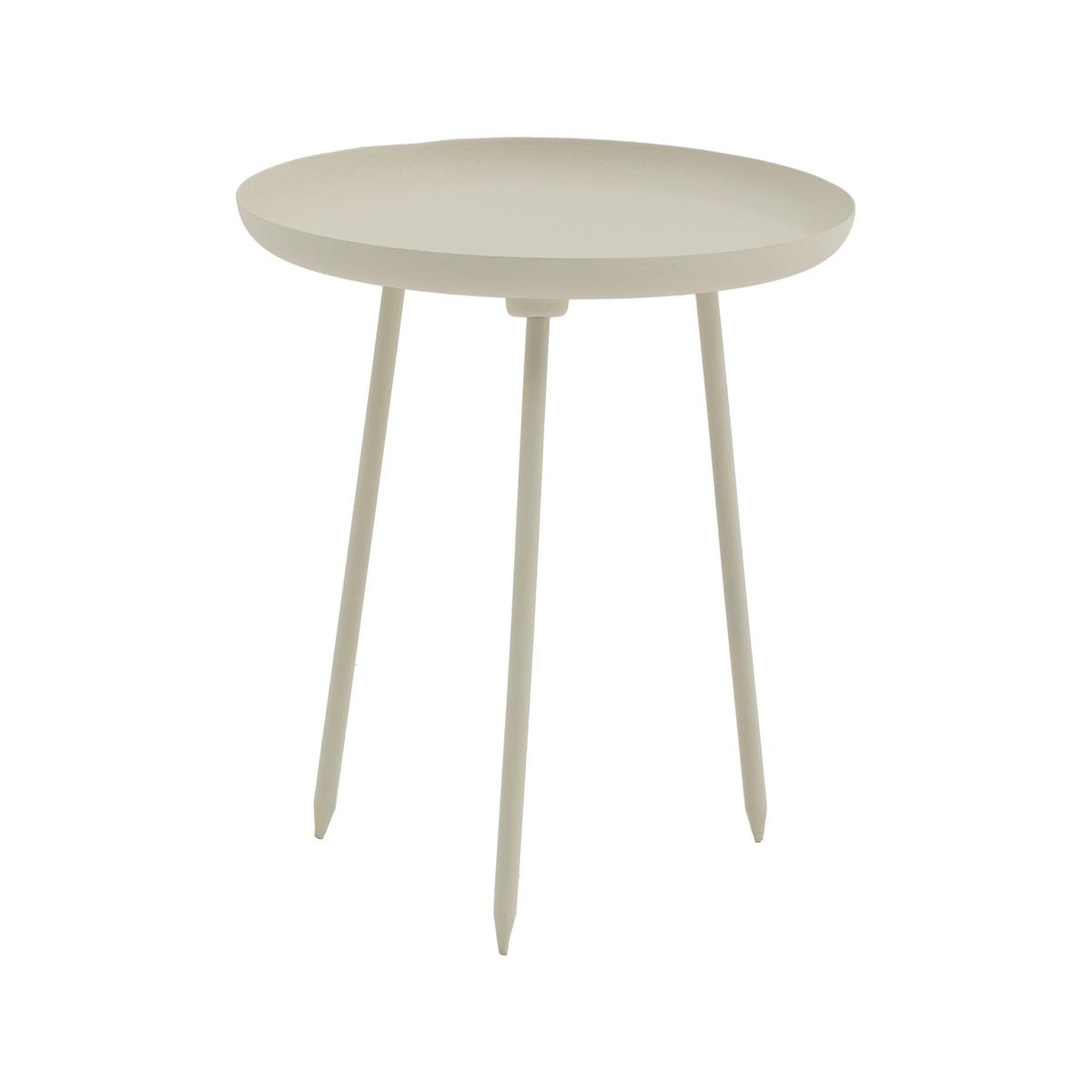 Moderner Beistelltisch für Wohnzimmer beige Varek Aktion