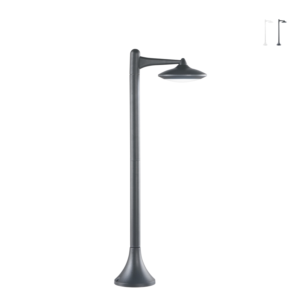 Moderner LED-Außenpoller aus Aluminium für Garten Alyson Aktion