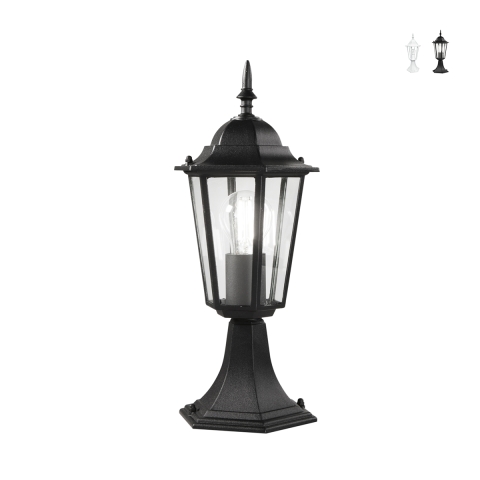 Außenlaterne aus Aluminium mit Glasdiffusor IP44 Milano Aktion