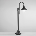 Gartenstehlampe Außenbereich Aluminium Schwarz H130 cm Pavia Aktion