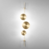 Moderne LED-Wandleuchte 3 Ringe aus Aluminium Idol Verkauf