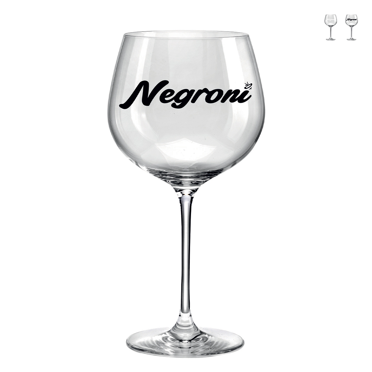 Set aus 2 Gläsern für Küche, Pub, Bar 780ml - Fatti un Ape Negroni Aktion