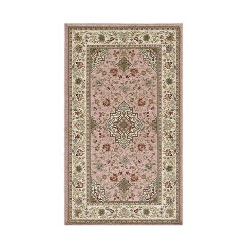 Orientalischer Teppich im persischen Stil Puderrosa Tabriz Aktion