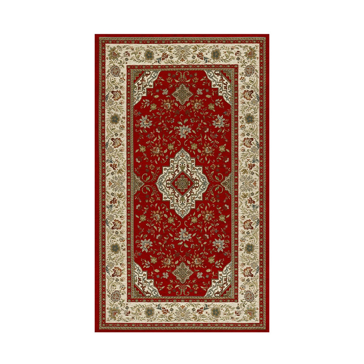 Orientteppich persische Art, rot Tabriz Aktion