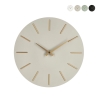 Wanduhr, goldene Zeiger, minimalistisches Design, rund, 40 cm, Timeline Lagerbestand