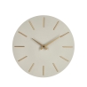 Wanduhr, goldene Zeiger, minimalistisches Design, rund, 40 cm, Timeline Modell