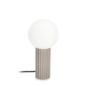 Minimalistische Tischlampe Ø15x30cm runder Glasschirm Delphine Angebot