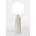 Moderne Tischlampe Design mit rundem Lampenschirm aus mattem Glas Delphine Rabatte