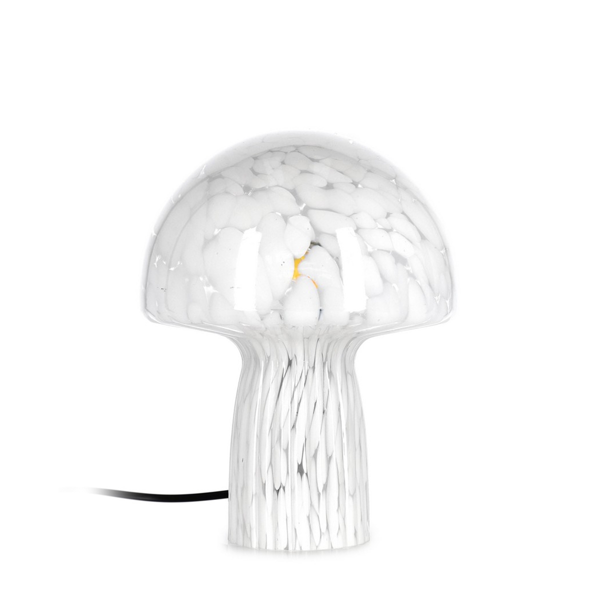 Moderne Tischlampe aus klarem, bearbeitetem Glas 20x25,5 Carysa Aktion Moderne Tischlampe aus klarem, bearbeitetem Glas 20x25,5 Carysa Aktion