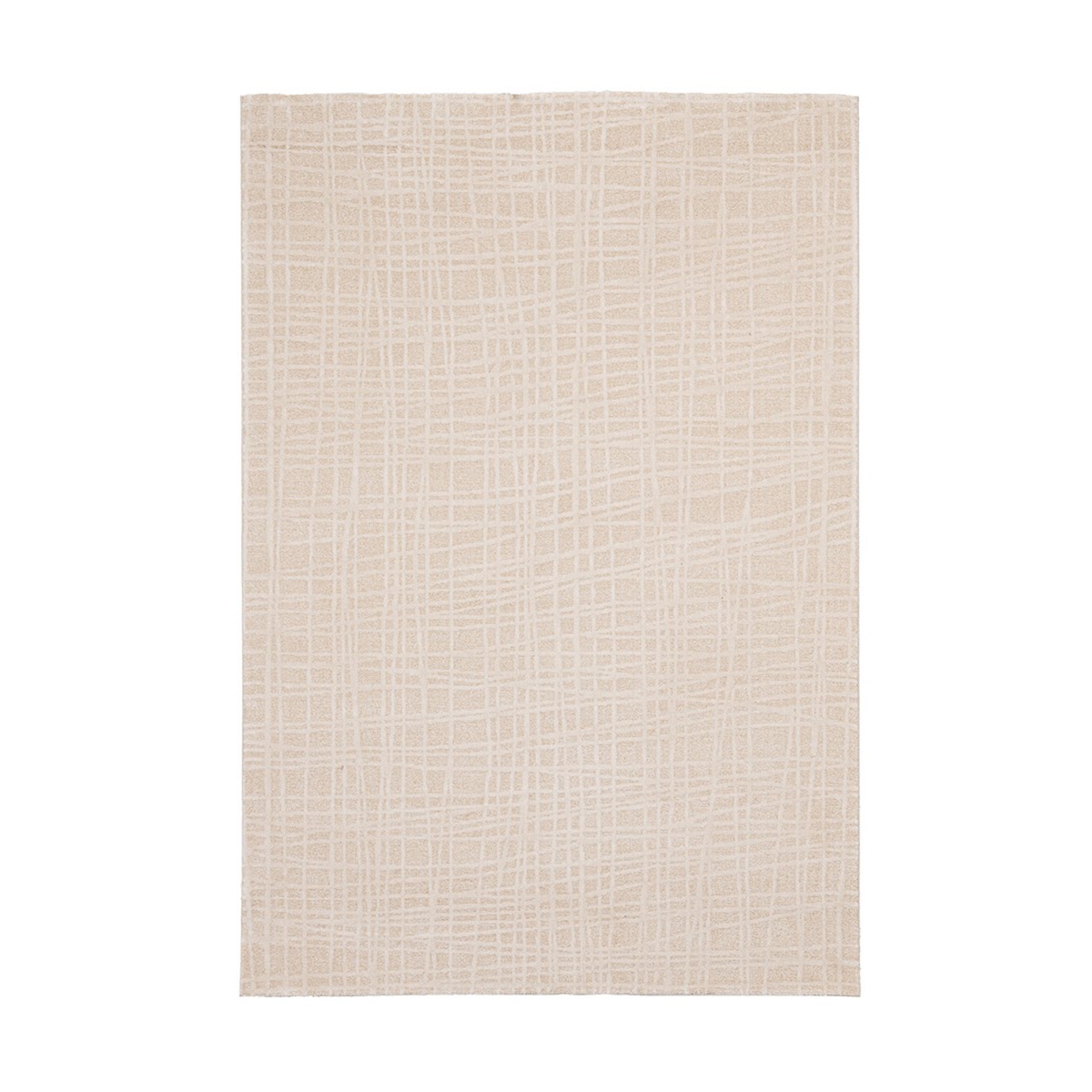 Moderner rechteckiger Teppich für Wohnzimmer in Beige Creme 200x290cm Tania Aktion Moderner rechteckiger Teppich für Wohnzimmer in Beige Creme 200x290cm Tania Aktion