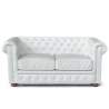 Chesterfield Design 2 Sitzer Capitonné Kunstleder Sofa Kosten