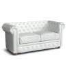 Chesterfield Design 2 Sitzer Capitonné Kunstleder Sofa Kauf