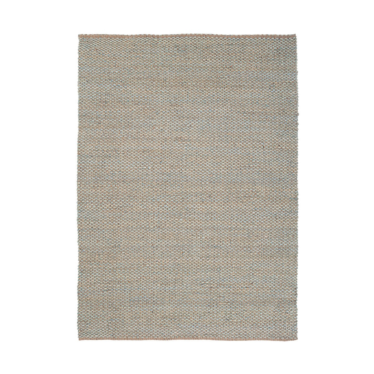 Handgefertigter rechteckiger Teppich braun-blau 160x230 Ruanda Aktion Handgefertigter rechteckiger Teppich braun-blau 160x230 Ruanda Aktion