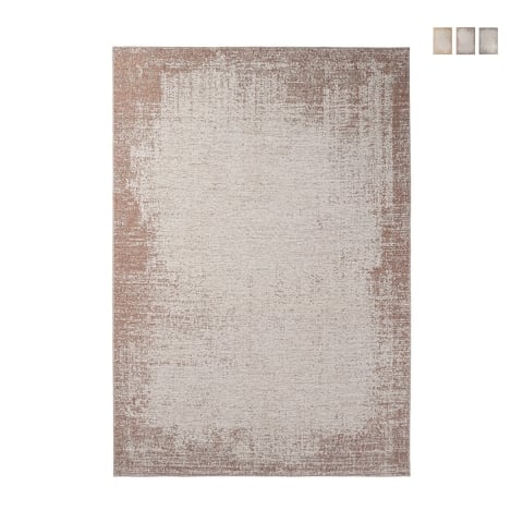 Moderner rechteckiger Wohnzimmerteppich 160x230 Jute und Polyester Silva Aktion