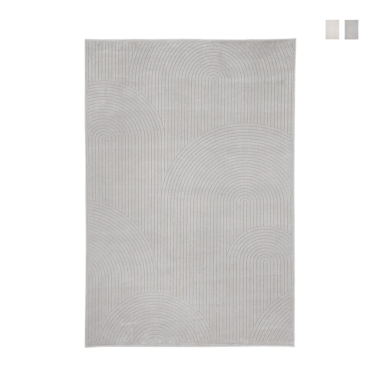 Wohnzimmer- und Schlafzimmerteppich aus Viskose und Chenille 160x230cm Klab Lagerbestand