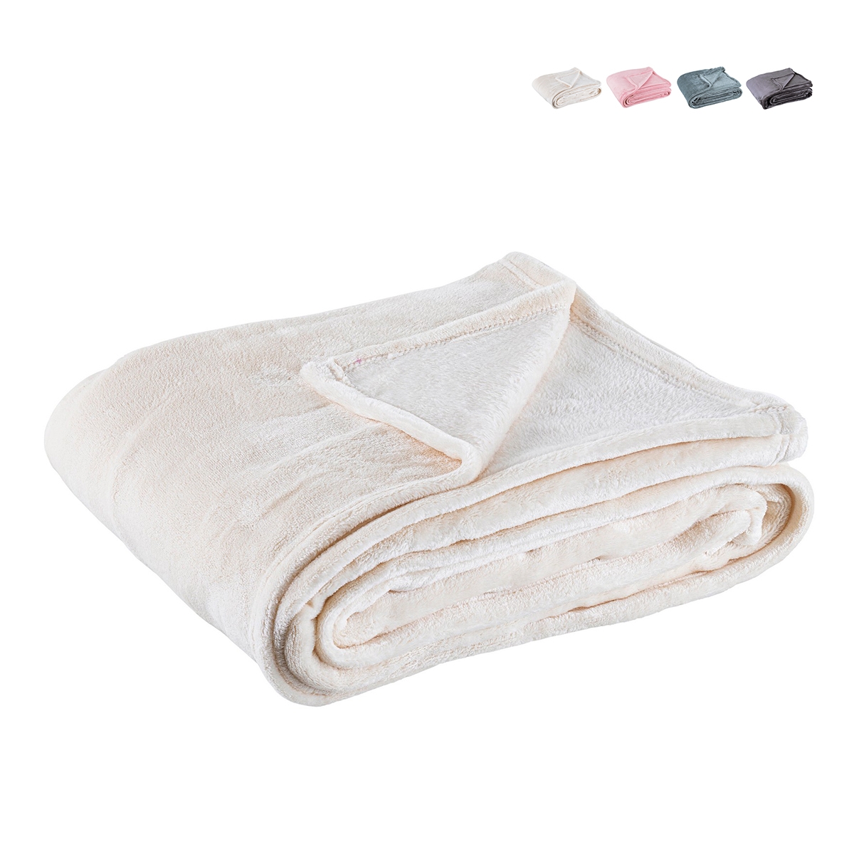 Weiche Fleece-Decke aus Polyester für Wohn- oder Schlafzimmer 130x160 Penelope Aktion Weiche Fleece-Decke aus Polyester für Wohn- oder Schlafzimmer 130x160 Penelope Aktion