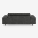 3-Sitzer Sofa modernes Design mit verstellbarer Kopfstütze Rouna Sales