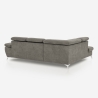 Ecksofa mit Bettfunktion 3-Sitzer, modern, linke Ottomane mit Stauraum, Vera Eigenschaften