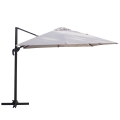 Deluxe Garten-Sonnenschirm 3x3 m aus Aluminium mit drehbarem Seitenmast Aktion