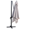 Deluxe Garten-Sonnenschirm 3x3 m aus Aluminium mit drehbarem Seitenmast Angebot