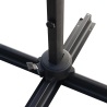Deluxe Garten-Sonnenschirm 3x3 m aus Aluminium mit drehbarem Seitenmast Rabatte