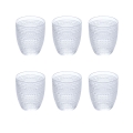 Set mit 6 dekorierten Wassergläsern aus Glas 325 ml Roma Aktion