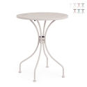 Runder Gartentisch 60 cm Vintage Shabby Chic Bizzotto Lizette Aktion