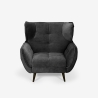 Relaxsessel Wohnzimmer modernes Design aus Velourssteppung Lunna Verkauf