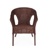 Outdoor-Sessel für Garten aus Geflecht-Rattan Bizzotto Alliss Maße