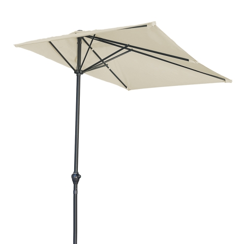 Sonnenschirm für Außenbereich Terrasse Balkon 250x125x227cm Half Cuba Aktion