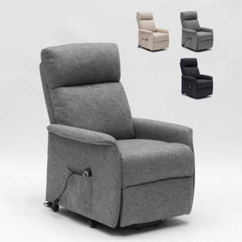 Giorgia Elektrischer Relax-Sessel Fernsehsessel mit Sitzlift und Rollen für ältere Menschen Aktion