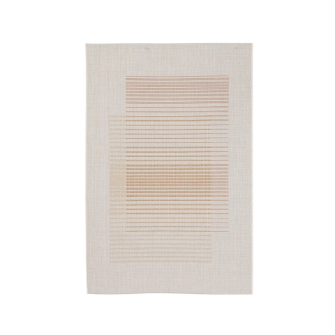 Rechteckiger Outdoor-Teppich beige orange 160x230cm Bizzotto Kino Aktion