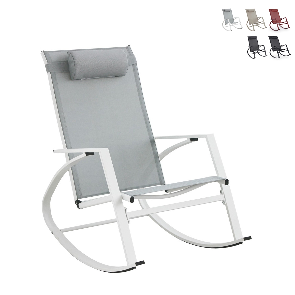 Moderne Schaukelstuhl für den Außenbereich Bizzotto Demid New Angebot Moderne Schaukelstuhl für den Außenbereich Bizzotto Demid New Angebot