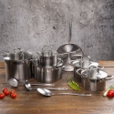 15-teiliges Edelstahl-Topf- und Pfannenset Ardia Angebot