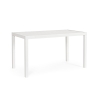 Moderner rechteckiger Gartentisch 130x68cm aus Aluminium Bizzotto Hilde Rabatte