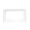 Moderner rechteckiger Gartentisch 130x68cm aus Aluminium Bizzotto Hilde Katalog
