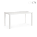 Moderner rechteckiger Gartentisch 130x68cm aus Aluminium Bizzotto Hilde Aktion