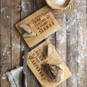 Holz-Küchenbrett 39x28cm "Si scrive pane, si legge scarpetta" Verkauf