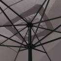 Garten-Sonnenschirm 3x4 mit Mittelmast Kurbelöffnung Cuba Lagerbestand