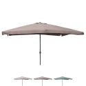 Garten-Sonnenschirm 3x4 mit Mittelmast Kurbelöffnung Cuba Katalog