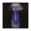 Wiederaufladbare RGB-Touch-Lampe mit Fernbedienung, 4 Modi, Jellyfish Lagerbestand