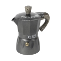 Espressokocher für 2 Tassen aus Aluminiumlegierung mit Holzoptikgriff Buon Caffè Aktion
