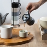 Klassische Moka-Kanne 1 Tasse mit Holzgriff Buon Caffè Verkauf