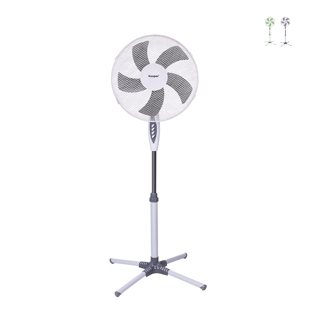 Standventilator 3 Geschwindigkeiten, 5 Flügel, höhenverstellbar ArticFresh Aktion