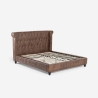Chesterfield Doppelbett 160x190cm in Kunstleder Chur Verkauf